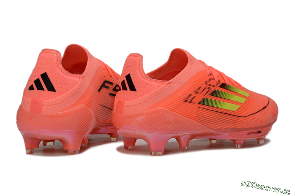 Men's Adidas F50+ Lightstrike Pro FG Firm Ground Low-Tops Football Boots - Pink/Bright Neon/Light Pink 6