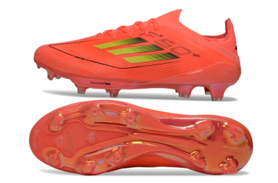 Men's Adidas F50+ Lightstrike Pro FG Firm Ground Low-Tops Football Boots - Pink/Bright Neon/Light Pink