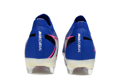 Men's Nike Air Zoom Mercurial Vapor 16 Elite SG Soft Ground Low-Tops Football Boots - Blue/Vibrant Blue/Electric Pink