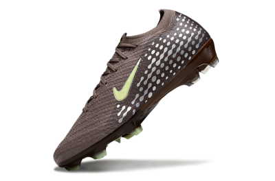 Unisex Nike Air Zoom Mercurial Vapor 16 Elite FG Firm Ground Low-Tops Football Boots - Brown/Yellow/Silver