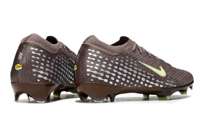 Unisex Nike Air Zoom Mercurial Vapor 16 Elite FG Firm Ground Low-Tops Football Boots - Brown/Yellow/Silver