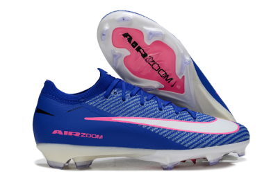 Unisex Nike Air Zoom Mercurial Vapor 16 Elite FG Firm Ground Low-Tops Football Boots - Blue/Pink/Silver