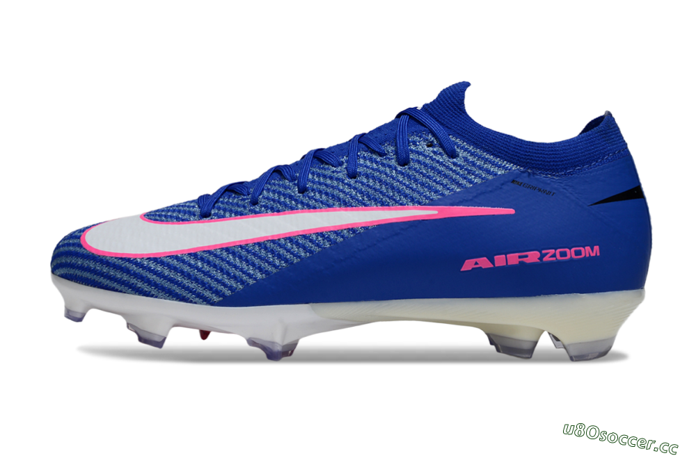 Unisex Nike Air Zoom Mercurial Vapor 16 Elite FG Firm Ground Low-Tops Football Boots - Blue/Pink/Silver 0