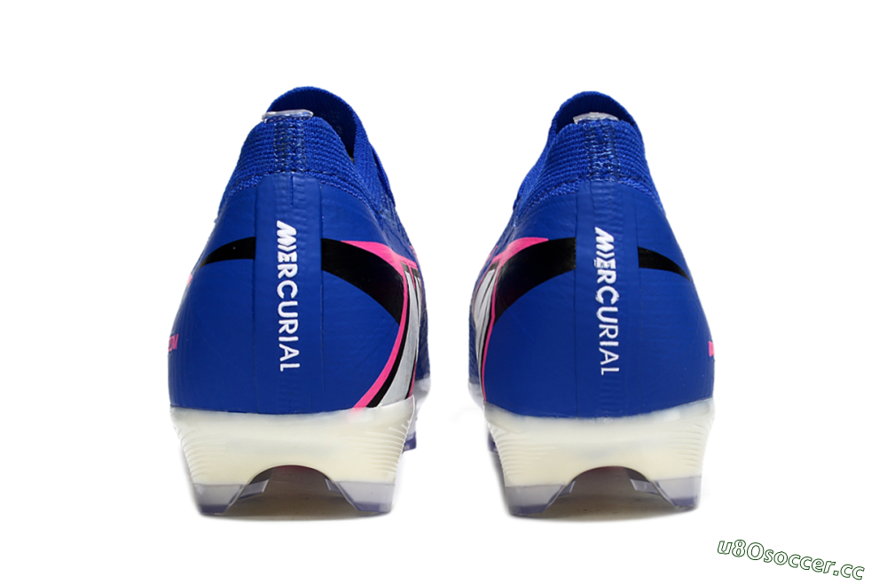 Unisex Nike Air Zoom Mercurial Vapor 16 Elite FG Firm Ground Low-Tops Football Boots - Blue/Pink/Silver 5