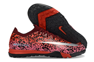 Unisex Nike Air Zoom Mercurial Vapor 16 Elite TF Artificial Turf Low-Tops Football Shoes - Red/Electric Pink/Metallic Silver