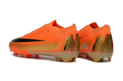 Kids Nike Air Zoom Mercurial Vapor 16 Elite FG Firm Ground Low-Tops Football Boots - Orange/Electric Orange/Black