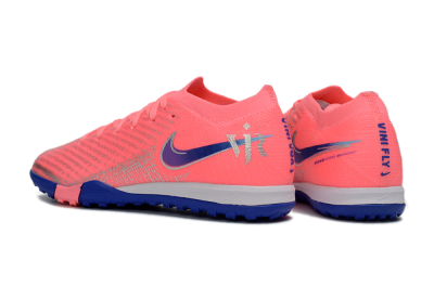 Kids Nike Air Zoom Mercurial Vapor 16 Elite TF Artificial Turf Low-Tops Football Shoes - Pink/Electric Pink/Night Blue