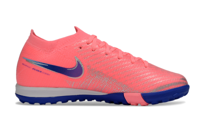 Kids Nike Air Zoom Mercurial Vapor 16 Elite TF Artificial Turf Low-Tops Football Shoes - Pink/Electric Pink/Night Blue