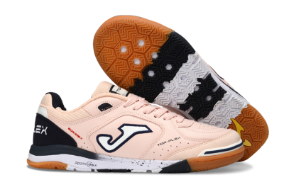 Men's Joma Top Flex IC Indoor & Futsal Low-Tops Football Shoes - Pink/Navy/White