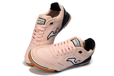 Men's Joma Top Flex IC Indoor & Futsal Low-Tops Football Shoes - Pink/Navy/White