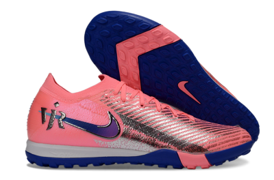 Unisex Nike Air Zoom Mercurial Vapor 16 Elite TF Artificial Turf Low-Tops Football Shoes - Pink/Electric Blue/Silver