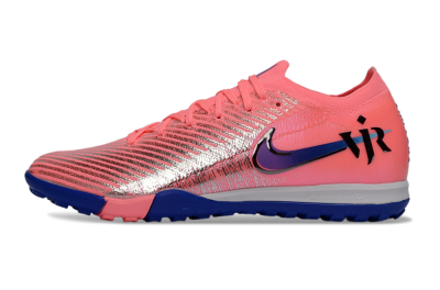 Unisex Nike Air Zoom Mercurial Vapor 16 Elite TF Artificial Turf Low-Tops Football Shoes - Pink/Electric Blue/Silver