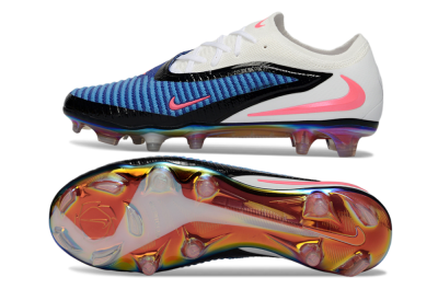 Unisex Nike Phantom 6 Low Elite FG Firm Ground Low-Tops Football Boots - Blue/Electric Blue/Black