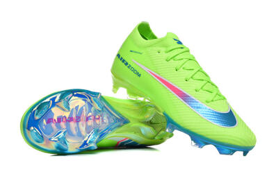 Men's Nike Air Zoom Mercurial Vapor 16 Elite FG Firm Ground Low-Tops Football Boots - Lime/Neon Burst/Pink Splash