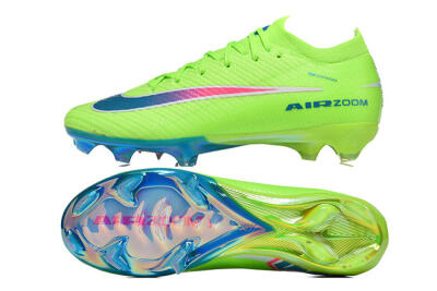 Men's Nike Air Zoom Mercurial Vapor 16 Elite FG Firm Ground Low-Tops Football Boots - Lime/Neon Burst/Pink Splash