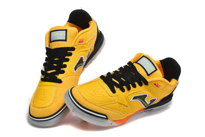 Men's Joma Top Flex IC Indoor & Futsal Low-Tops Football Shoes - Yellow/Bright Citrus/Jet Black