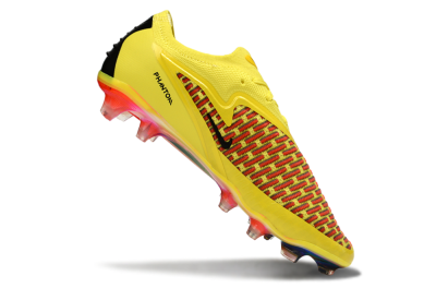 Men's Nike Phantom 6 Low Elite FG Firm Ground Low-Tops Football Boots - Yellow/Vibrant Lemon/Fiery Sunset