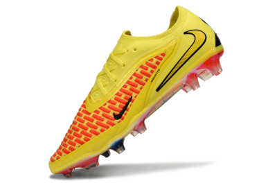 Men's Nike Phantom 6 Low Elite FG Firm Ground Low-Tops Football Boots - Yellow/Vibrant Lemon/Fiery Sunset