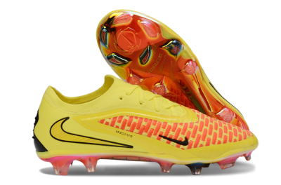 Men's Nike Phantom 6 Low Elite FG Firm Ground Low-Tops Football Boots - Yellow/Vibrant Lemon/Fiery Sunset