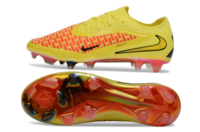 Men's Nike Phantom 6 Low Elite FG Firm Ground Low-Tops Football Boots - Yellow/Vibrant Lemon/Fiery Sunset