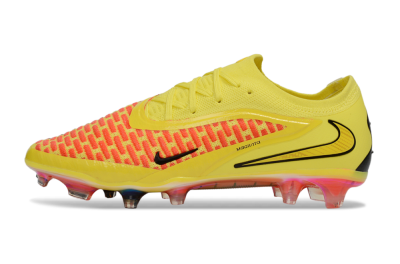 Men's Nike Phantom 6 Low Elite FG Firm Ground Low-Tops Football Boots - Yellow/Vibrant Lemon/Fiery Sunset