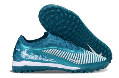 Men's Nike Phantom 6 Low Elite TF Artificial Turf Low-Tops Football Shoes - Teal/Cool Teal/White Burst