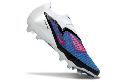 Unisex Nike Phantom 6 Low Elite FG Firm Ground Low-Tops Football Boots - Blue/Electric Blue/Hot Pink