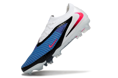 Unisex Nike Phantom 6 Low Elite FG Firm Ground Low-Tops Football Boots - Blue/Electric Blue/Hot Pink