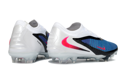 Unisex Nike Phantom 6 Low Elite FG Firm Ground Low-Tops Football Boots - Blue/Electric Blue/Hot Pink