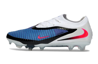 Unisex Nike Phantom 6 Low Elite FG Firm Ground Low-Tops Football Boots - Blue/Electric Blue/Hot Pink