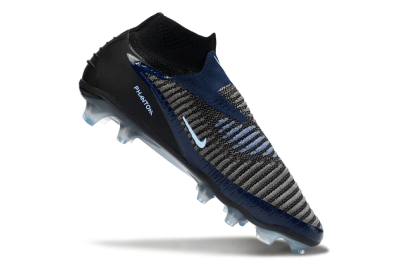 Men's Nike Phantom 6 High Elite FG Firm Ground High-Tops Football Boots - Navy/Blue Night/Black Ice