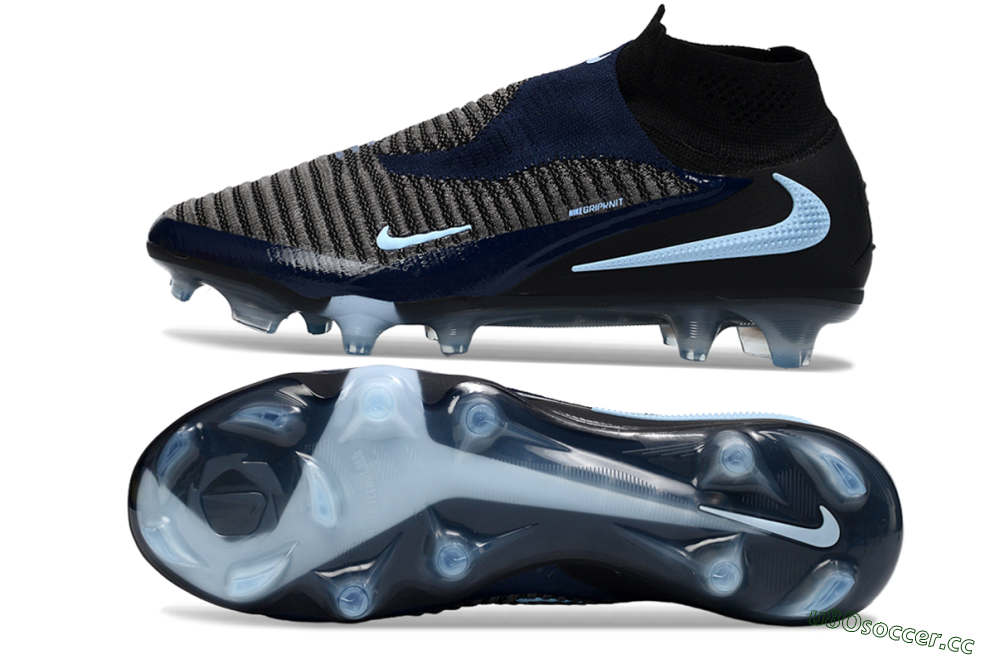 Men's Nike Phantom 6 High Elite FG Firm Ground High-Tops Football Boots - Navy/Blue Night/Black Ice 1