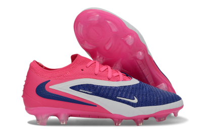 Unisex Nike Phantom 6 Low Elite FG Firm Ground Low-Tops Football Boots - Purple/Electric Pink/Sapphire Blue