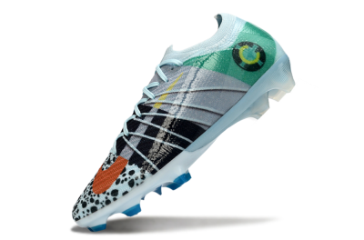 Unisex Nike Air Zoom Mercurial Vapor 16 Elite FG Firm Ground Low-Tops Football Boots - Blue/Aquatic Blue/Fiery Orange