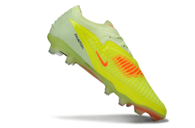 Unisex Nike Phantom 6 Low Elite FG Firm Ground Low-Tops Football Boots - Yellow/Lime Burst/Neon Blaze