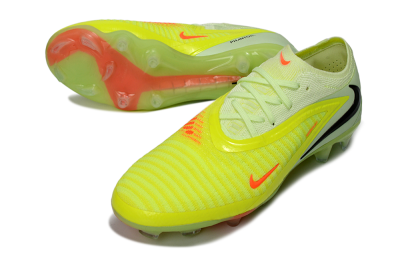 Unisex Nike Phantom 6 Low Elite FG Firm Ground Low-Tops Football Boots - Yellow/Lime Burst/Neon Blaze