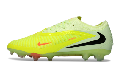 Unisex Nike Phantom 6 Low Elite FG Firm Ground Low-Tops Football Boots - Yellow/Lime Burst/Neon Blaze