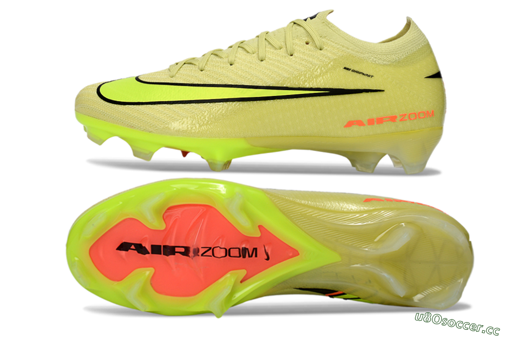 Unisex Nike Air Zoom Mercurial Vapor 16 Elite FG Firm Ground Low-Tops Football Boots - Yellow/Lime Burst/Neon Flash 1