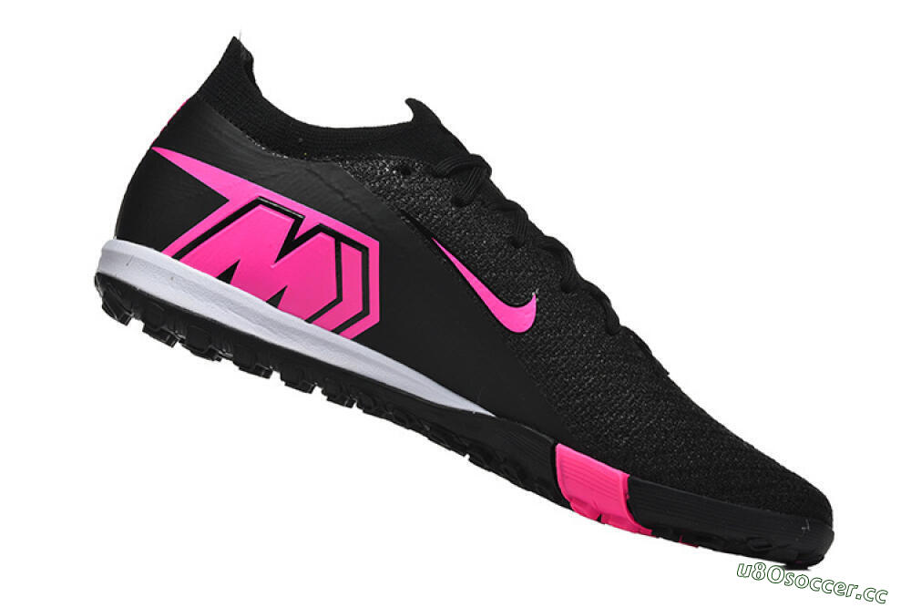 Unisex Nike Air Zoom Mercurial Vapor 16 Elite TF Artificial Turf Low-Tops Football Shoes - Black/Neon Pink/Jet Black 7