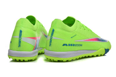 Men's Nike Air Zoom Mercurial Vapor 16 Elite TF Artificial Turf Low-Tops Football Shoes - Green/Electric Green/Navy Blue