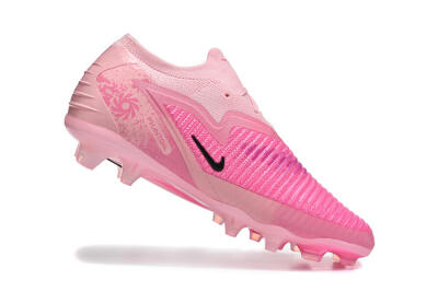 Unisex Nike Phantom 6 Low Elite FG Firm Ground Low-Tops Football Boots - Pink/Bright Pink/Fashion Pink