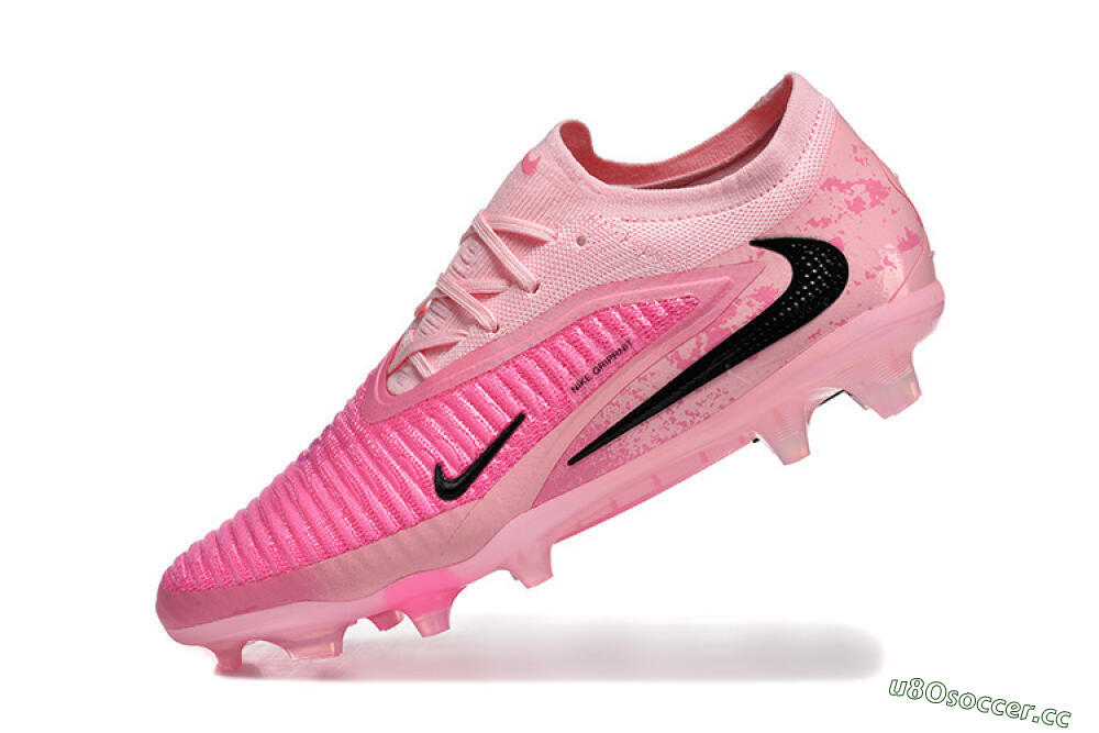 Unisex Nike Phantom 6 Low Elite FG Firm Ground Low-Tops Football Boots - Pink/Bright Pink/Fashion Pink 8