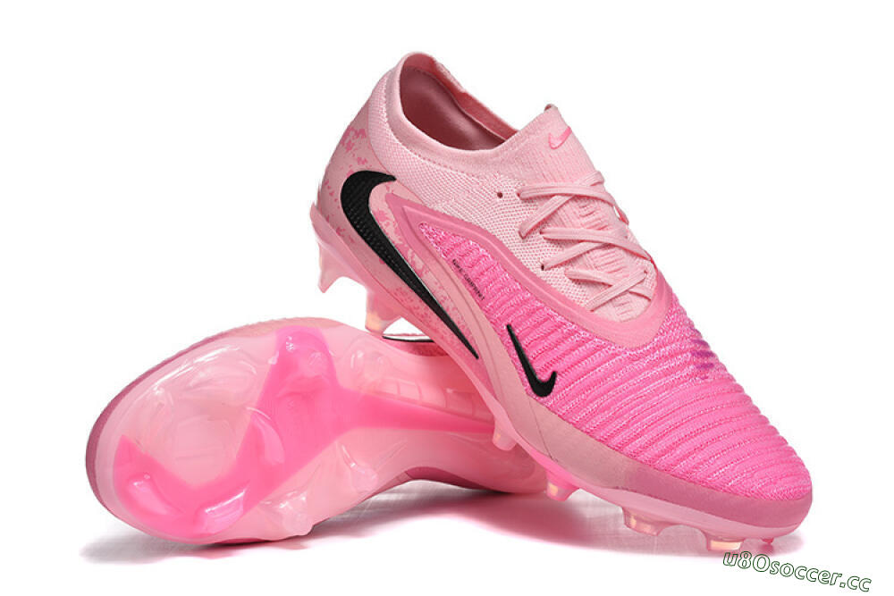 Unisex Nike Phantom 6 Low Elite FG Firm Ground Low-Tops Football Boots - Pink/Bright Pink/Fashion Pink 4