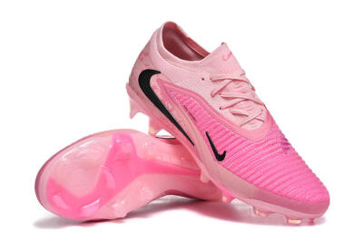 Unisex Nike Phantom 6 Low Elite FG Firm Ground Low-Tops Football Boots - Pink/Bright Pink/Fashion Pink