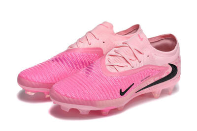 Unisex Nike Phantom 6 Low Elite FG Firm Ground Low-Tops Football Boots - Pink/Bright Pink/Fashion Pink