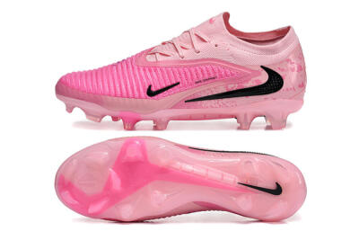 Unisex Nike Phantom 6 Low Elite FG Firm Ground Low-Tops Football Boots - Pink/Bright Pink/Fashion Pink