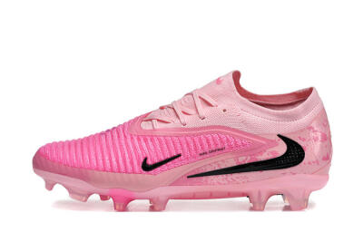 Unisex Nike Phantom 6 Low Elite FG Firm Ground Low-Tops Football Boots - Pink/Bright Pink/Fashion Pink