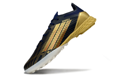 Men's Adidas F50 Pro TF Artificial Turf Low-Tops Football Shoes - Navy/Gold/Crimson