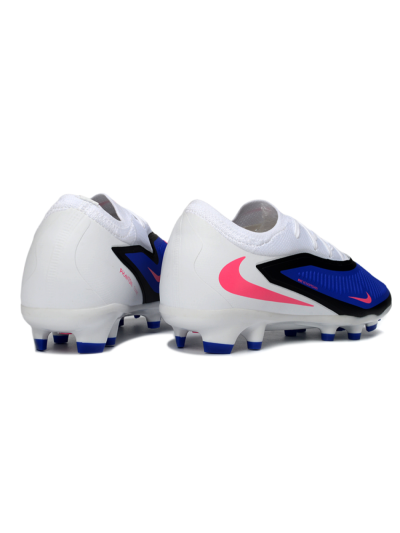 Unisex Nike Phantom 6 Low Elite FG Firm Ground Low-Tops Football Boots - Blue/Electric Blue/Neon Pink