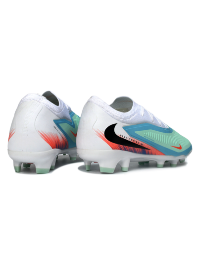 Unisex Nike Phantom 6 Low Elite FG Firm Ground Low-Tops Football Boots - Aqua/Coral Burst/Sky Blue